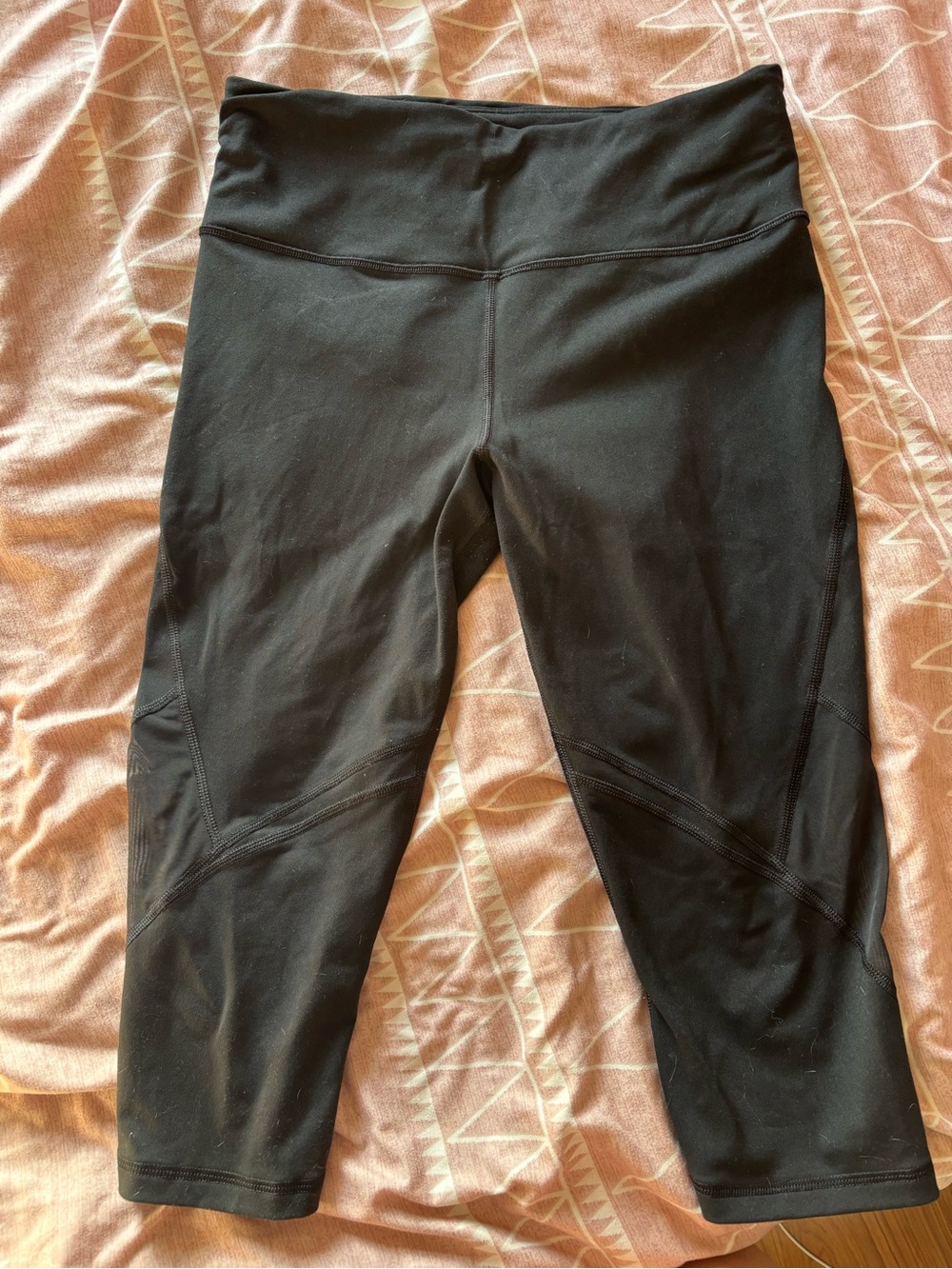 Victoria's Secret Black Cropped Active Leggings
